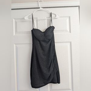 Windsor Black Glitter Dress